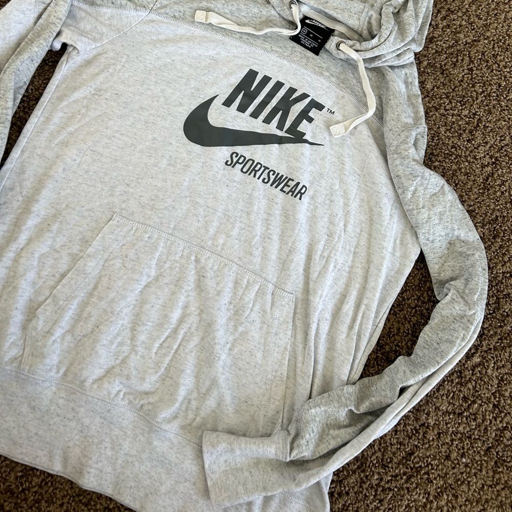 Nike hooded shirt
